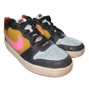 NIKE DV5456-004 MULTICOLOR COLORBLOCK LOW TOP SNEAKERS YOUTH US 6Y PINK SWOOSH